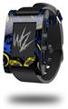 Twisted Garden Blue and Yellow - Decal Style Skin fits original Pebble Smart Watch (WATCH SOLD SEPARATELY)