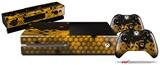 HEX Yellow - Holiday Bundle Decal Style Skin fits XBOX One Console Original, Kinect and 2 Controllers (XBOX SYSTEM NOT INCLUDED)