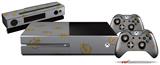 Anchors Away Gray - Holiday Bundle Decal Style Skin fits XBOX One Console Original, Kinect and 2 Controllers (XBOX SYSTEM NOT INCLUDED)
