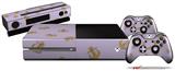 Anchors Away Lavender - Holiday Bundle Decal Style Skin fits XBOX One Console Original, Kinect and 2 Controllers (XBOX SYSTEM NOT INCLUDED)