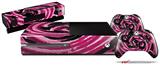 Alecias Swirl 02 Hot Pink - Holiday Bundle Decal Style Skin fits XBOX One Console Original, Kinect and 2 Controllers (XBOX SYSTEM NOT INCLUDED)