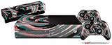 Alecias Swirl 02 - Holiday Bundle Decal Style Skin fits XBOX One Console Original, Kinect and 2 Controllers (XBOX SYSTEM NOT INCLUDED)