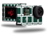 Squared Hunter Green - Decal Style Skin fits GoPro Hero 4 Silver Camera (GOPRO SOLD SEPARATELY)