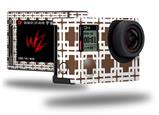 Boxed Chocolate Brown - Decal Style Skin fits GoPro Hero 4 Silver Camera (GOPRO SOLD SEPARATELY)