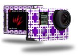 Boxed Purple - Decal Style Skin fits GoPro Hero 4 Silver Camera (GOPRO SOLD SEPARATELY)