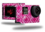 Wavey Fushia Hot Pink - Decal Style Skin fits GoPro Hero 4 Silver Camera (GOPRO SOLD SEPARATELY)