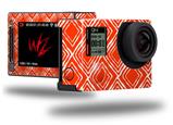 Wavey Red - Decal Style Skin fits GoPro Hero 4 Silver Camera (GOPRO SOLD SEPARATELY)