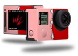 Ripped Colors Pink Red - Decal Style Skin fits GoPro Hero 4 Silver Camera (GOPRO SOLD SEPARATELY)