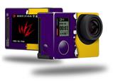 Ripped Colors Purple Yellow - Decal Style Skin fits GoPro Hero 4 Silver Camera (GOPRO SOLD SEPARATELY)