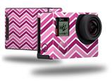 Zig Zag Pinks - Decal Style Skin fits GoPro Hero 4 Black Camera (GOPRO SOLD SEPARATELY)