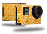 Wavey Orange - Decal Style Skin fits GoPro Hero 4 Black Camera (GOPRO SOLD SEPARATELY)