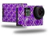 Wavey Purple - Decal Style Skin fits GoPro Hero 4 Black Camera (GOPRO SOLD SEPARATELY)