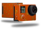 Anchors Away Burnt Orange - Decal Style Skin fits GoPro Hero 4 Black Camera (GOPRO SOLD SEPARATELY)