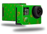 Anchors Away Green - Decal Style Skin fits GoPro Hero 4 Black Camera (GOPRO SOLD SEPARATELY)