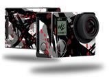 Abstract 02 Red - Decal Style Skin fits GoPro Hero 4 Black Camera (GOPRO SOLD SEPARATELY)