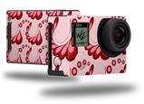 Petals Red - Decal Style Skin fits GoPro Hero 4 Black Camera (GOPRO SOLD SEPARATELY)