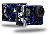 Twisted Garden Blue and White - Decal Style Skin fits GoPro Hero 4 Black Camera (GOPRO SOLD SEPARATELY)