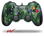 HEX Mesh Camo 01 Green - Decal Style Skin fits Logitech F310 Gamepad Controller (CONTROLLER NOT INCLUDED)
