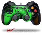 Alecias Swirl 01 Green - Decal Style Skin fits Logitech F310 Gamepad Controller (CONTROLLER NOT INCLUDED)