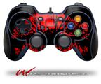 Big Kiss Lips Red on Black - Decal Style Skin fits Logitech F310 Gamepad Controller (CONTROLLER NOT INCLUDED)