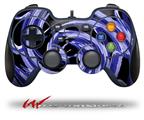 Alecias Swirl 02 Blue - Decal Style Skin fits Logitech F310 Gamepad Controller (CONTROLLER NOT INCLUDED)