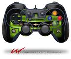 2010 Chevy Camaro Green - Black Stripes on Black - Decal Style Skin fits Logitech F310 Gamepad Controller (CONTROLLER NOT INCLUDED)