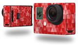 Triangle Mosaic Red - Decal Style Skin fits GoPro Hero 3+ Camera (GOPRO NOT INCLUDED)