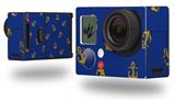Anchors Away Blue - Decal Style Skin fits GoPro Hero 3+ Camera (GOPRO NOT INCLUDED)