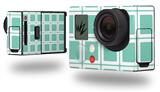 Squared Seafoam Green - Decal Style Skin fits GoPro Hero 3+ Camera (GOPRO NOT INCLUDED)