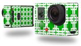 Boxed Green - Decal Style Skin fits GoPro Hero 3+ Camera (GOPRO NOT INCLUDED)