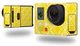 Wavey Yellow - Decal Style Skin fits GoPro Hero 3+ Camera (GOPRO NOT INCLUDED)