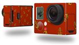 Anchors Away Red Dark - Decal Style Skin fits GoPro Hero 3+ Camera (GOPRO NOT INCLUDED)