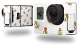 Anchors Away White - Decal Style Skin fits GoPro Hero 3+ Camera (GOPRO NOT INCLUDED)