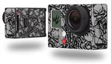 Scattered Skulls Gray - Decal Style Skin fits GoPro Hero 3+ Camera (GOPRO NOT INCLUDED)