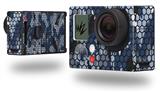 HEX Mesh Camo 01 Blue - Decal Style Skin fits GoPro Hero 3+ Camera (GOPRO NOT INCLUDED)