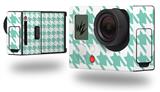 Houndstooth Seafoam Green - Decal Style Skin fits GoPro Hero 3+ Camera (GOPRO NOT INCLUDED)