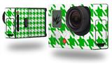 Houndstooth Green - Decal Style Skin fits GoPro Hero 3+ Camera (GOPRO NOT INCLUDED)