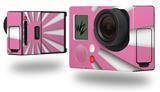 Rising Sun Japanese Flag Pink - Decal Style Skin fits GoPro Hero 3+ Camera (GOPRO NOT INCLUDED)