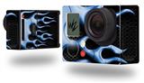 Metal Flames Blue - Decal Style Skin fits GoPro Hero 3+ Camera (GOPRO NOT INCLUDED)