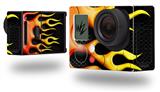 Metal Flames - Decal Style Skin fits GoPro Hero 3+ Camera (GOPRO NOT INCLUDED)