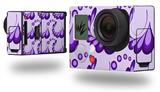 Petals Purple - Decal Style Skin fits GoPro Hero 3+ Camera (GOPRO NOT INCLUDED)