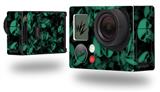 Skulls Confetti Seafoam Green - Decal Style Skin fits GoPro Hero 3+ Camera (GOPRO NOT INCLUDED)