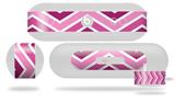 Decal Style Wrap Skin works with Beats Pill Plus Speaker Zig Zag Pinks Skin Only (BEATS PILL NOT INCLUDED)