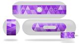 Decal Style Wrap Skin works with Beats Pill Plus Speaker Triangle Mosaic Purple Skin Only (BEATS PILL NOT INCLUDED)