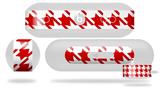 Decal Style Wrap Skin works with Beats Pill Plus Speaker Houndstooth Red Skin Only (BEATS PILL NOT INCLUDED)