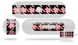 Decal Style Wrap Skin works with Beats Pill Plus Speaker Houndstooth Pink on Black Skin Only (BEATS PILL NOT INCLUDED)