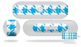 Decal Style Wrap Skin works with Beats Pill Plus Speaker Houndstooth Blue Neon Skin Only (BEATS PILL NOT INCLUDED)