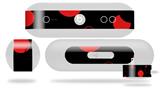 Decal Style Wrap Skin works with Beats Pill Plus Speaker Lots of Dots Red on Black Skin Only (BEATS PILL NOT INCLUDED)