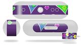 Decal Style Wrap Skin works with Beats Pill Plus Speaker Crazy Hearts Skin Only (BEATS PILL NOT INCLUDED)