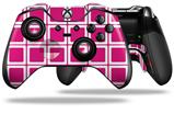 Squared Fushia Hot Pink - Decal Style Skin fits Microsoft XBOX One ELITE Wireless Controller (CONTROLLER NOT INCLUDED)
